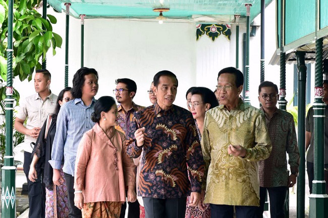 Presiden Jokowi Silaturahmi ke Keraton Ngayogyakarta